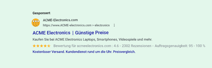 Google Ads Assets mit Zusatzinformationen