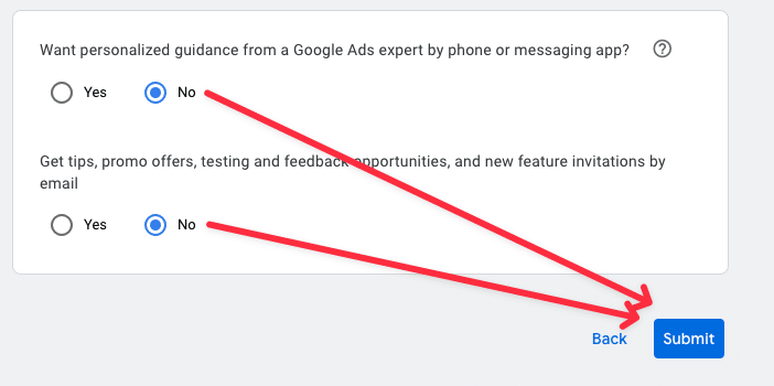 Persönliche Werbehilfe von Google Ads ablehnen