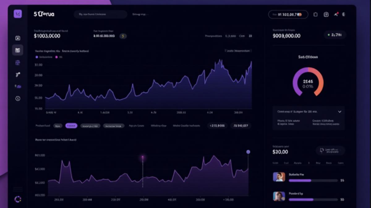 ROAS Dashboard mit Umsatz- und Profitabilitäts-Metriken