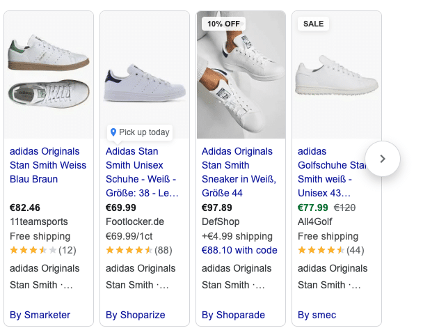 Preisnachlass vs. Streichpreis bei Google Shopping Ads im direkten Vergleich